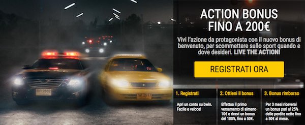 screenshot del bonus di benvenuto bwin