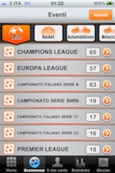 Screenshot dell'app mobile di Gioco Digitale