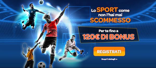 screenshot del bonus di benvenuto Sisal
