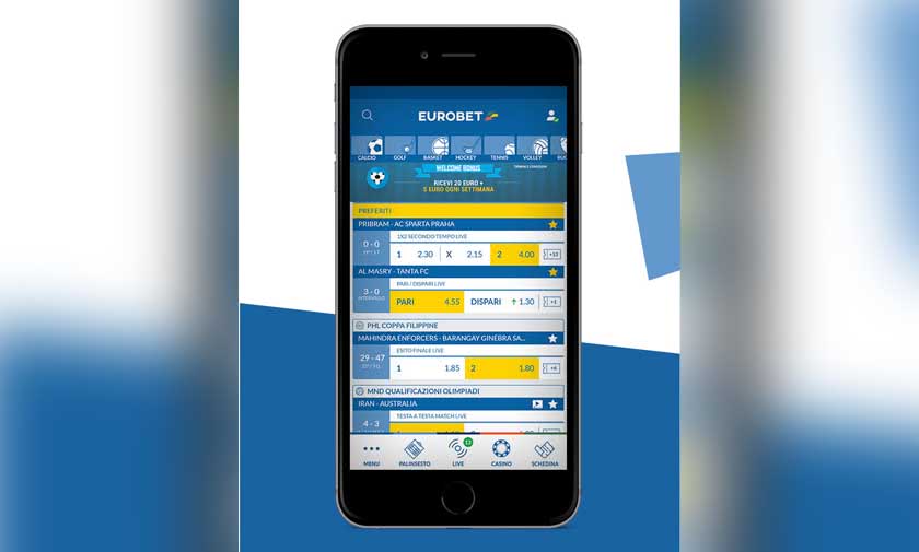 app mobile eurobet