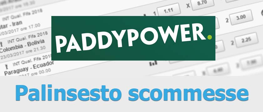 paddy power palinsesto