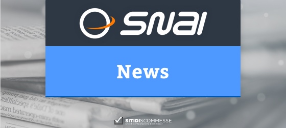 Offerta di SNAI “Promo di SNAI per il prossimo turno di Serie A 03/01/2021