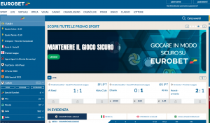 Eurobet versione desktop