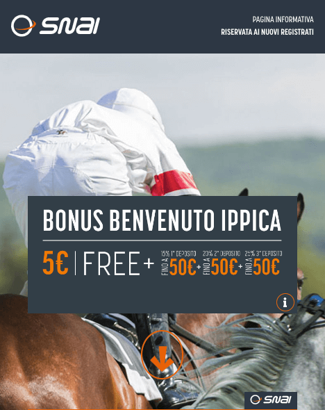 bonus ippica snai